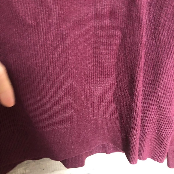 Nautica Burgundy Cotton Blend Preppy Crew Neck Sweater Large - Picture 4 of 9